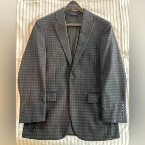 Jos. A. Bank Gray Plaid Blazer